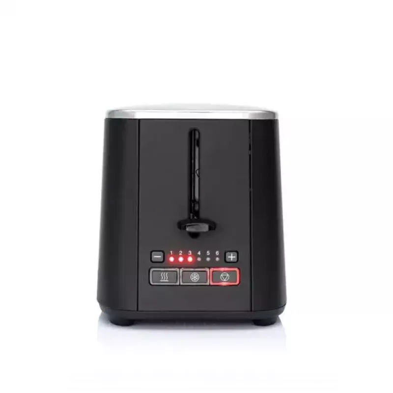 Toaster na 2 plátky Wilfa CT-1000MB — 1000 W, čierne oceľové puzdro