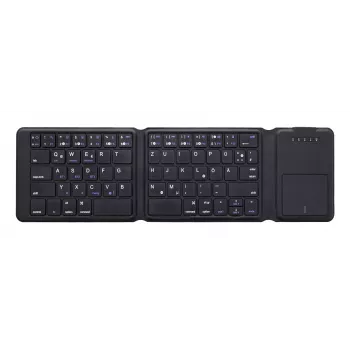 InLine 55379B klávesnica univerzálna Bluetooth QWERTZ nemecká čierna