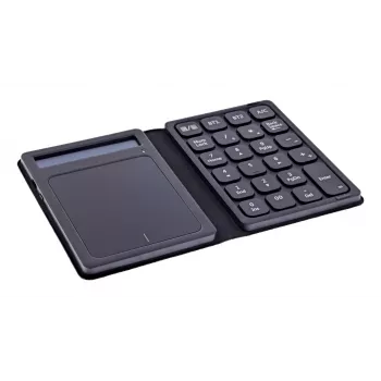 InLine 55379G Bluetooth numerická klávesnica s touchpadom a displejom, skladacia, čierna