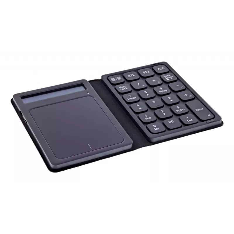 InLine 55379G Bluetooth numerická klávesnica s touchpadom a displejom, skladacia, čierna