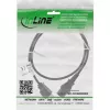 InLine 16952U Napájací kábel čierny 2 m IEC C13 NEMA 5-15P