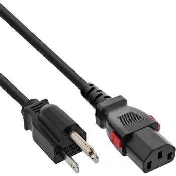 InLine 16953U Napájací kábel čierny 3 m IEC C13 NEMA 5-15P