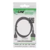 InLine 92504G Spojka káblov USB-A / svorkovnica, 5-pólová čierna, zelená
