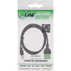 InLine 92504I Spojka káblov USB-B / svorkovnica, 5-pólová čierna, zelená