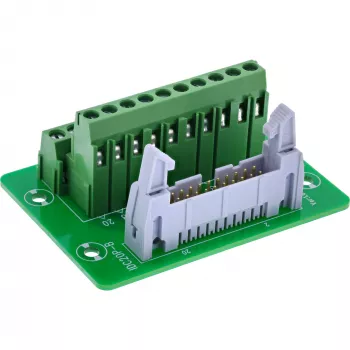 InLine 92504P Zásuvka IDC 20 na 10-pinovú svorkovnicu, montáž na PCB