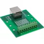 InLine 92505B Svorkovnica so zásuvkou RJ45, rovná, DIN lišta