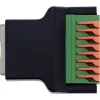InLine 92505E káblový spoj RJ45 8P8C / radová svorkovnica, 8-pólová čierna