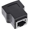 InLine 92505E káblový spoj RJ45 8P8C / radová svorkovnica, 8-pólová čierna