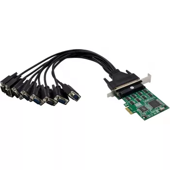 InLine 76660Z 8-portová RS-232 PCIe sériová karta