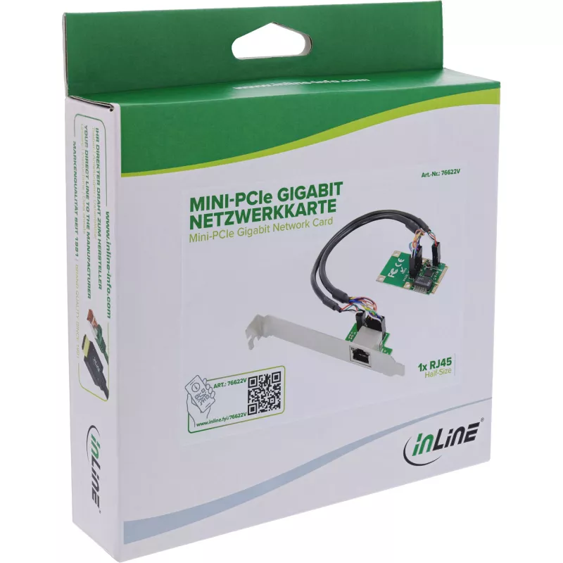 InLine 76622V sieťová karta interná Ethernet 1000 Mbit/s