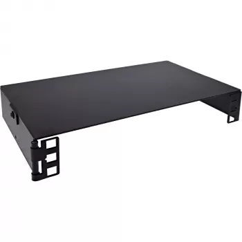 InLine 10101B Nástenný mini rack 10", 1U, hĺbka 15,2 cm, čierny