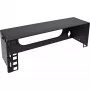 InLine 10-palcový mini rack na montáž na stenu, 2U, hĺbka 7,6 cm, čierny