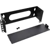 InLine 10-palcový mini rack na montáž na stenu, 2U, hĺbka 7,6 cm, čierny