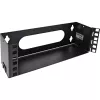InLine 10-palcový mini rack na montáž na stenu, 2U, hĺbka 7,6 cm, čierny