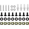 InLine 10-palcový mini rack na montáž na stenu, 2U, hĺbka 7,6 cm, čierny