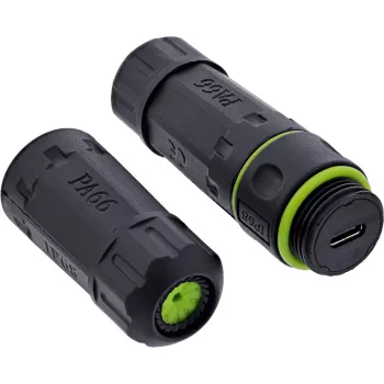 USB kábel gender changer InLine 69927L — adaptér na otočenie orientácie USB konektora