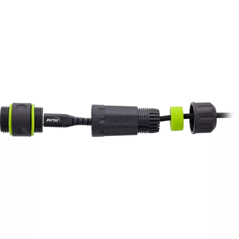 USB kábel gender changer InLine 69927L — adaptér na otočenie orientácie USB konektora