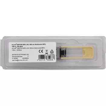 InLine 32336E sieťový transceiver modul optické vlákno 100000 Mbit/s QSFP28 850 nm