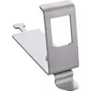 InLine 76203L Kovový držiak modulov Keystone SNAP-In, jednoduchý, na DIN lištu, s jazýčkom