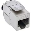 InLine 76202V Zásuvka Keystone RJ45 slim, SNAP-In, Cat.6A, integrovaná sťahovacia páska, 10 ks
