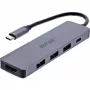 InLine 33271A rozbočovač USB 3.2 Gen 1 (3.1 Gen 1) Type-C 5000 Mbit/s sivý