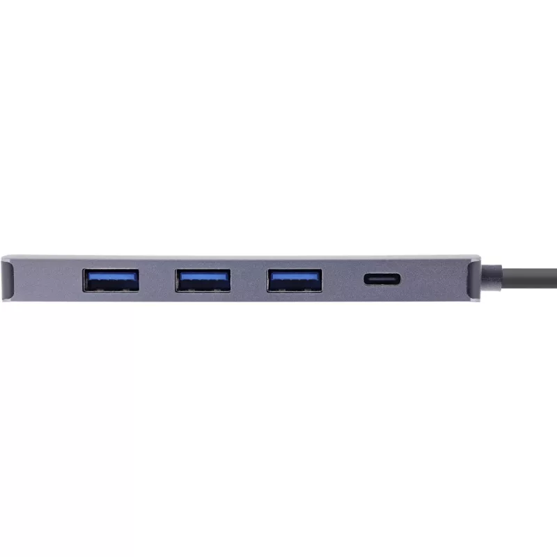 InLine 33271A rozbočovač USB 3.2 Gen 1 (3.1 Gen 1) Type-C 5000 Mbit/s sivý
