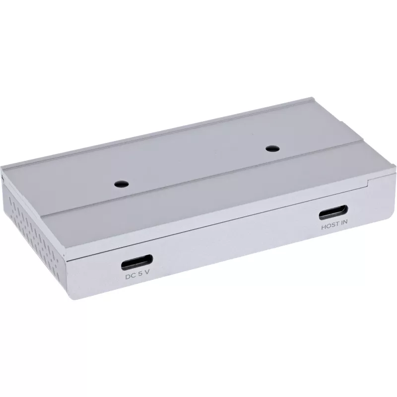 InLine 35395M rozbočovač USB 3.2 Gen 2 (3.1 Gen 2) Type-C 10000 Mbit/s strieborný