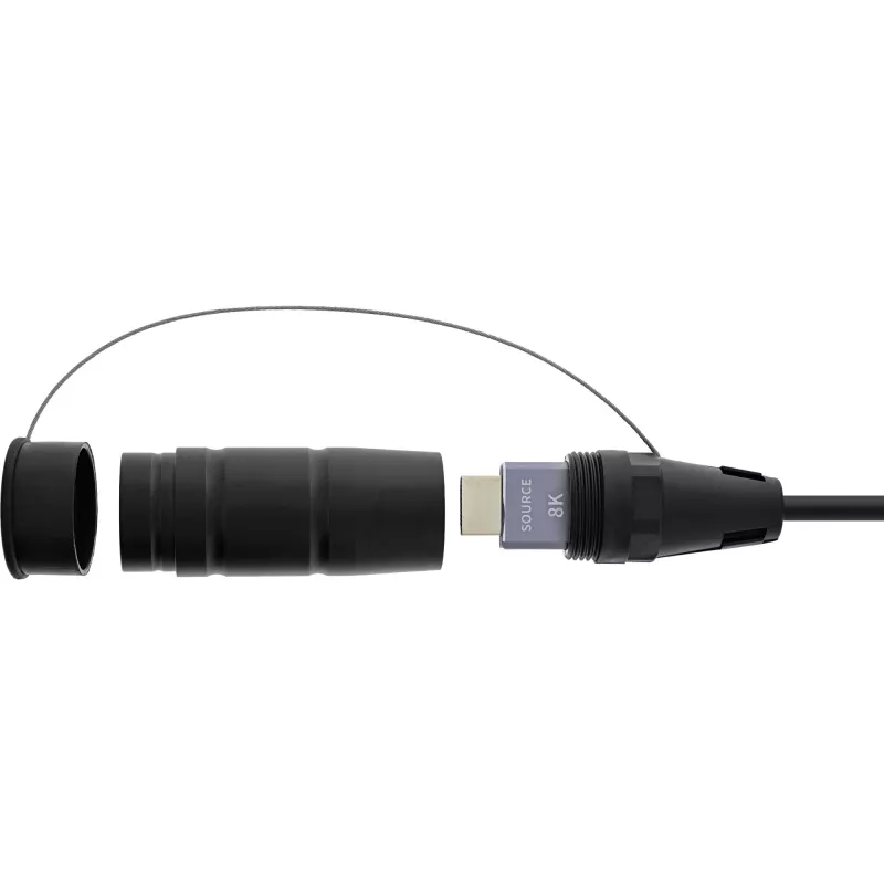 HDMI kábel InLine 17950T, 50 m, HDMI Type-A konektor samec–samec, HDMI 2.1, 48 Gbit/s, čierny