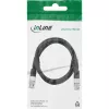InLine BNC video kábel, 12G-SDI, 4K60Hz, 75 Ohm, 2 m, 10802S
