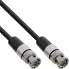 InLine BNC video kábel, 12G-SDI, 4K60Hz, 75 Ohm, 0,5 m, 10855S