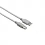 USB-2.0 kábel HAMA 00200900 — 1,5 m, USB A na USB B, sivý