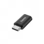 Adaptér Hama 00200310 Micro-USB na USB-C čierny