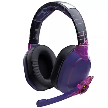 Lexip Sasuke „Revenge“ Naruto Shippuden headset – Bluetooth, s odnímateľným mikrofónom – bezdrôtový na PC, Nintendo Switch, Android, iOS a tablet – káblový na PS4, PS5 a Xbox