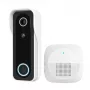 Videodverník TRUST DOORCAM-3000, 3 MP, Wi‑Fi 2.4 GHz, MicroSD až do 256 GB, batéria/USB, čierna/biela