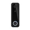 Videodverník TRUST DOORCAM-3000, 3 MP, Wi‑Fi 2.4 GHz, MicroSD až do 256 GB, batéria/USB, čierna/biela