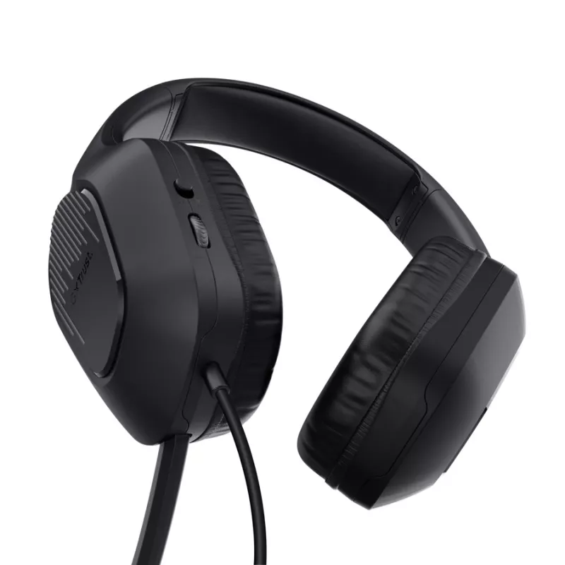 Trust GXT 417 Zirox headset káblový cez hlavu herný čierny