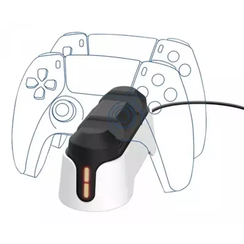 Nabíjacia stanica Trust GXT 228 Dual pre PlayStation 5 čierna biela