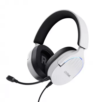 Trust GXT 490 FAYZO headset, káblový, cez hlavu, motorka, USB Type-A, čierny, biely
