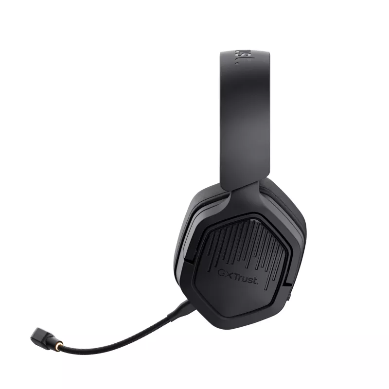 Trust GXT 493 Carus headset káblový & bezdrôtový cez hlavu, helma herný USB Type-C / USB Type-A Bluetooth čierny