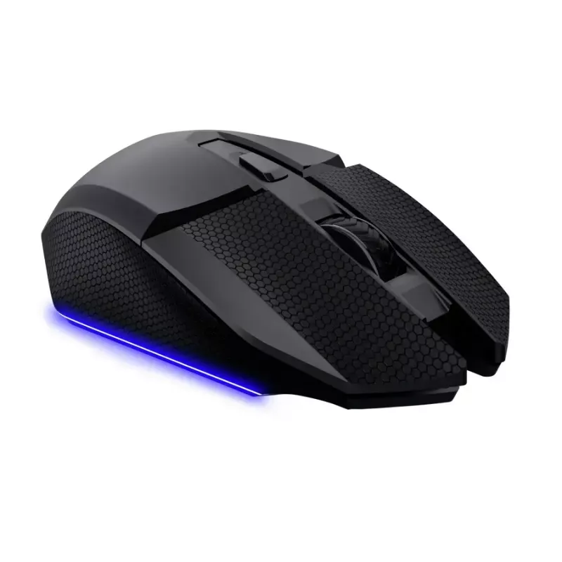 Herná myš TRUST GXT 122 Felox+ — pravá ruka, optická, RF Wireless + Bluetooth, 10000 DPI, 7 tlačidiel, Multi-LED, čierna