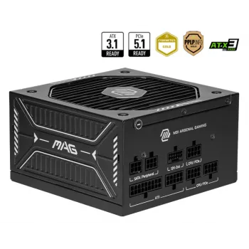 MSI MAG A650GLS PCIE5 napájací zdroj 650 W 24-pin ATX ATX čierny