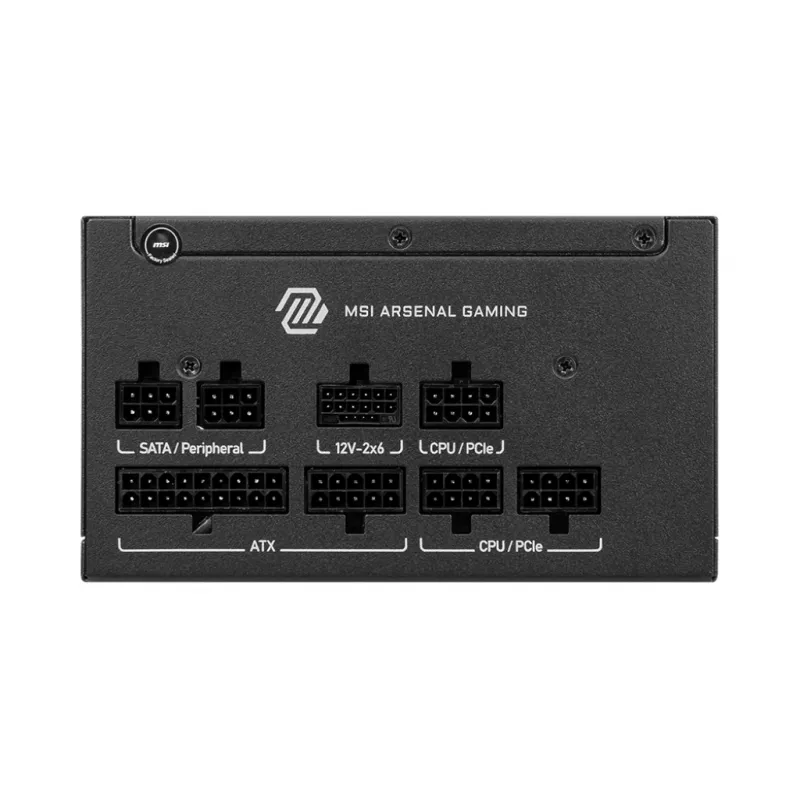 MSI MAG A650GLS PCIE5 napájací zdroj 650 W 24-pin ATX ATX čierny