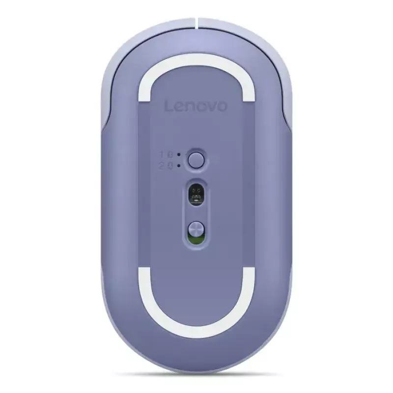 Bezdrôtová Bluetooth kancelárska myš Lenovo 350 — obojručná, optická 2400 DPI, 6 tlačidiel, modrá