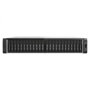 QNAP TS-H3077AFU-R7-64G NAS/pamäťový server Rack (2U) AMD Ryzen™ 5 64 GB DDR5 0 TB QuTS hero Black, Kovová