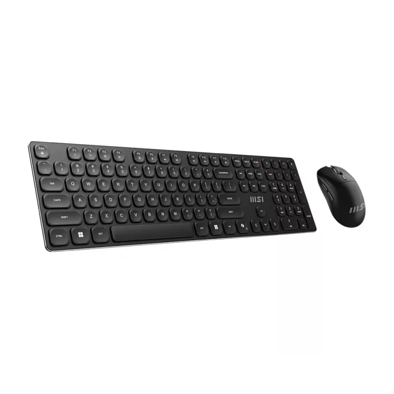 MSI FORGE K210 WIRELESS COMBO Klávesnica Myš vrátane Home/Office USB Čierna