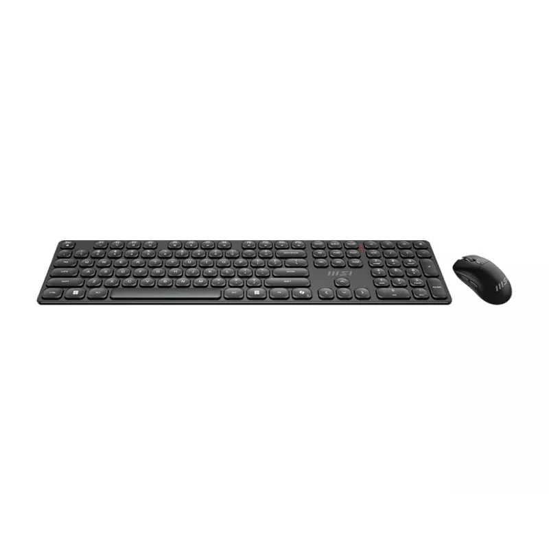 MSI FORGE K210 WIRELESS COMBO Klávesnica Myš vrátane Home/Office USB Čierna