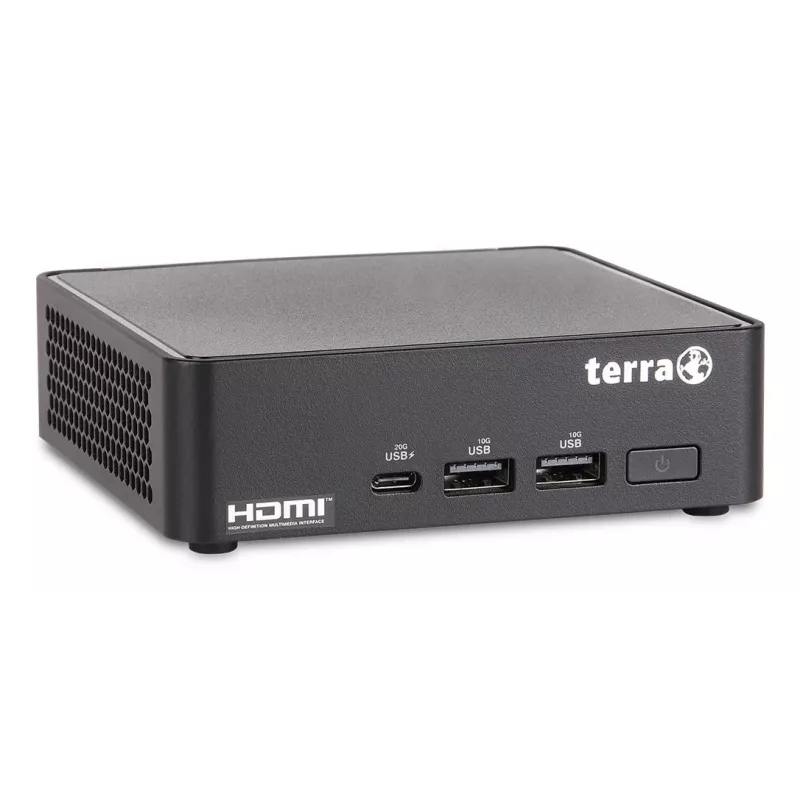 TERRA 1000074 PC/Workstation Intel Core Ultra 5 125H 16 GB DDR5-SDRAM 500 GB SSD Windows 11 Pro Micro PC čierny