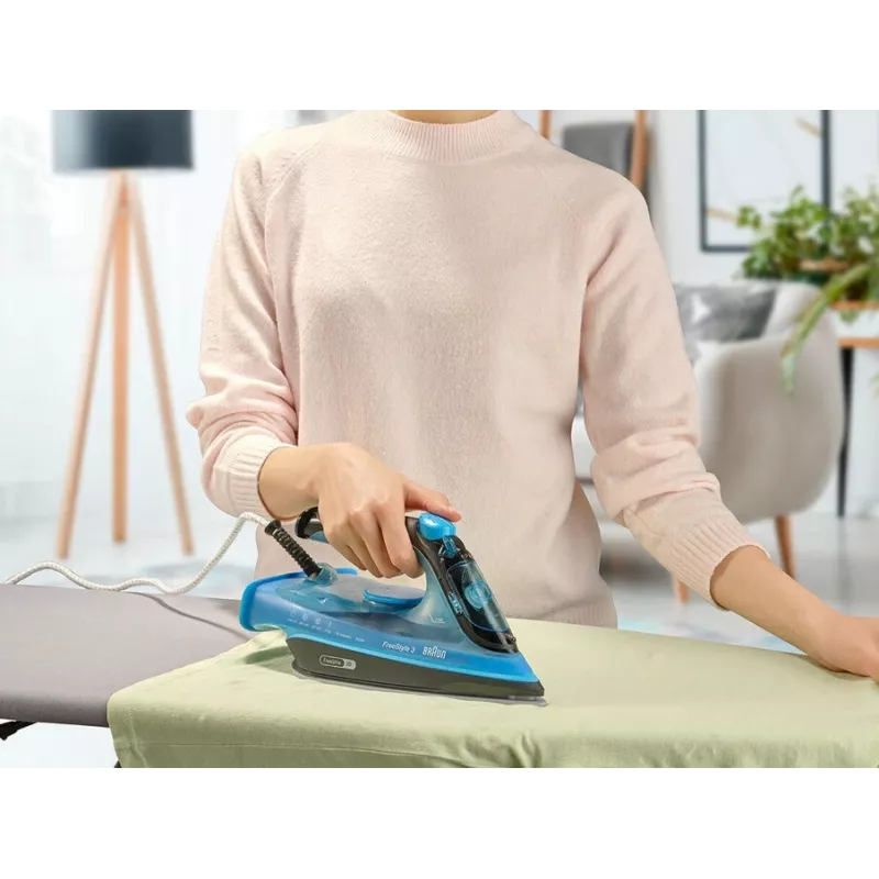 Braun FI3194BK parná žehlička keramická platňa 2400 W čierna, modrá