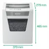 Leitz IQ Office skartovač Security P5, mikrostrih, 22,3 cm, 2 x 15 mm, 23 l, 250 listov, 55 dB
