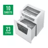 Leitz IQ Office skartovač Security P5, mikrostrih, 22,3 cm, 2 x 15 mm, 23 l, 250 listov, 55 dB